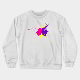 Droped colored blots Crewneck Sweatshirt